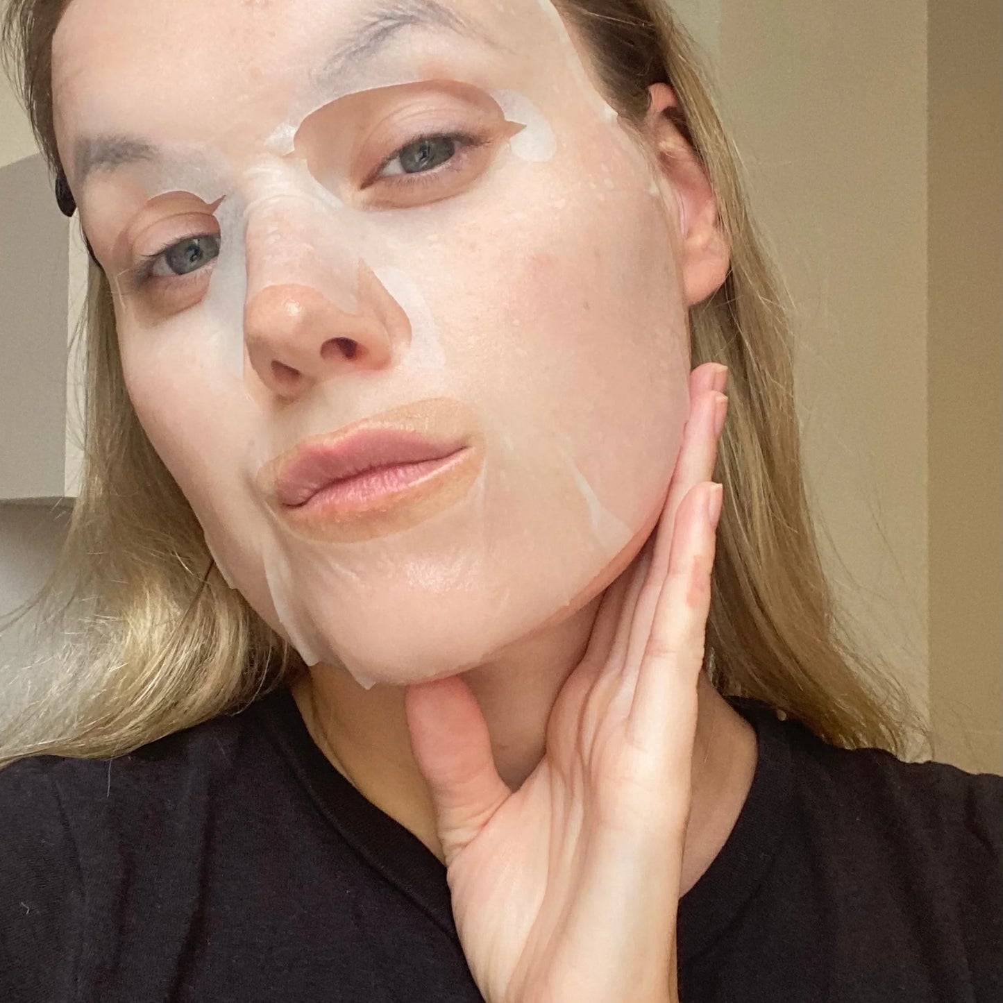 Beauty Pro HYALURONIC ACID Hydrating Facial Sheet Mask - 100% Biodegradable