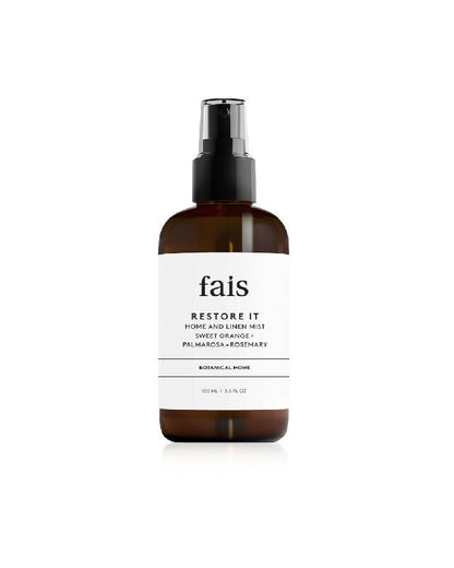 Fais Restore It Sweet Orange + Palmarosa + Rosemary Home & Linen Mist