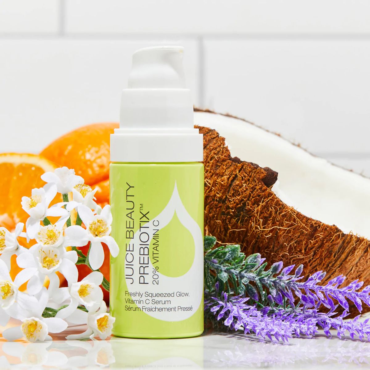Juice Beauty Prebiotix Freshly Squeezed Glow Vitamin C Serum 27ml – lifestyle product image