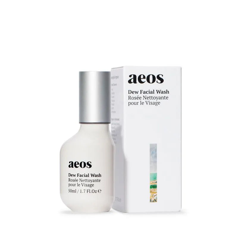 Aeos Dew Facial Wash - main product image with box