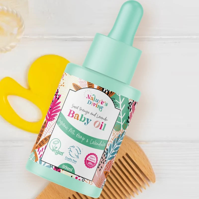 Natures's Divine Organic Baby Oil - Buy At Counter Culture Store