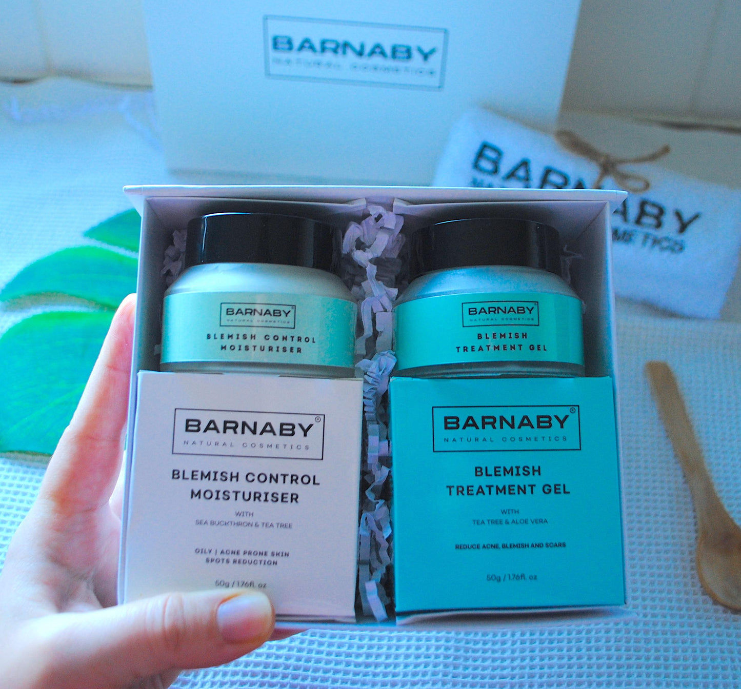 Blemish Treatment and Acne Control Beauty Set Box - Barnaby Skincare