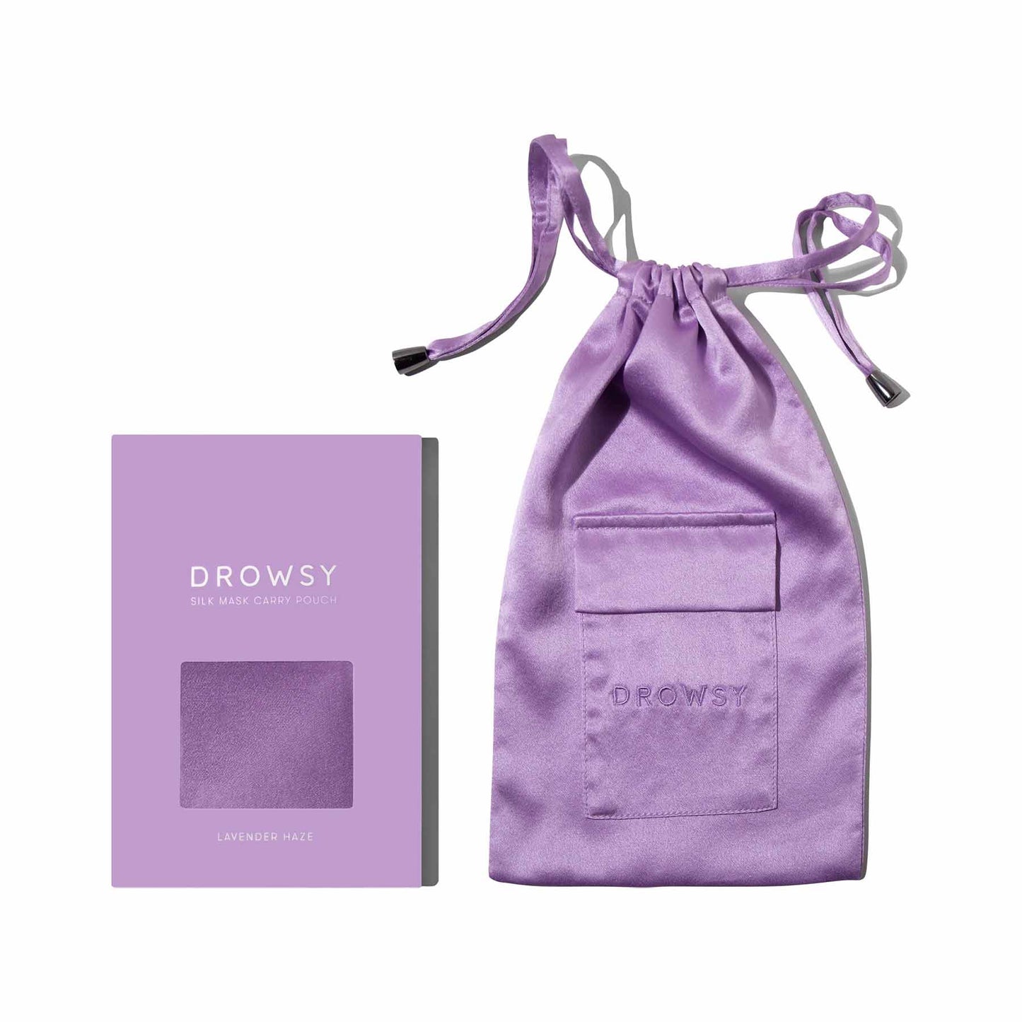 Lavender Haze Silk Carry Pouch