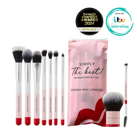 Donna May London Full Size Makeup Brush Set