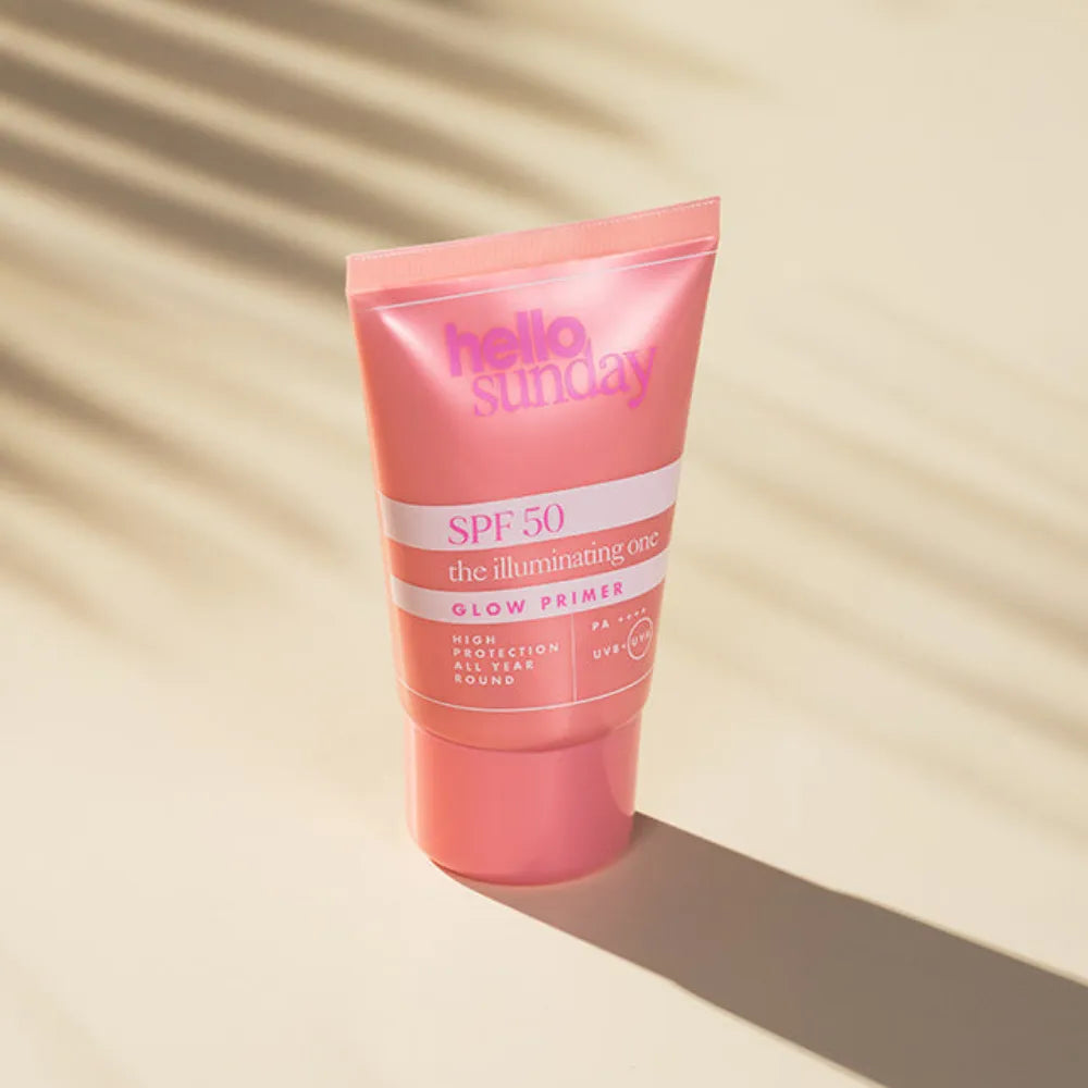 Hello Sunday the Illuminating One Glow Primer SPF50 50ml Lifestyle Image