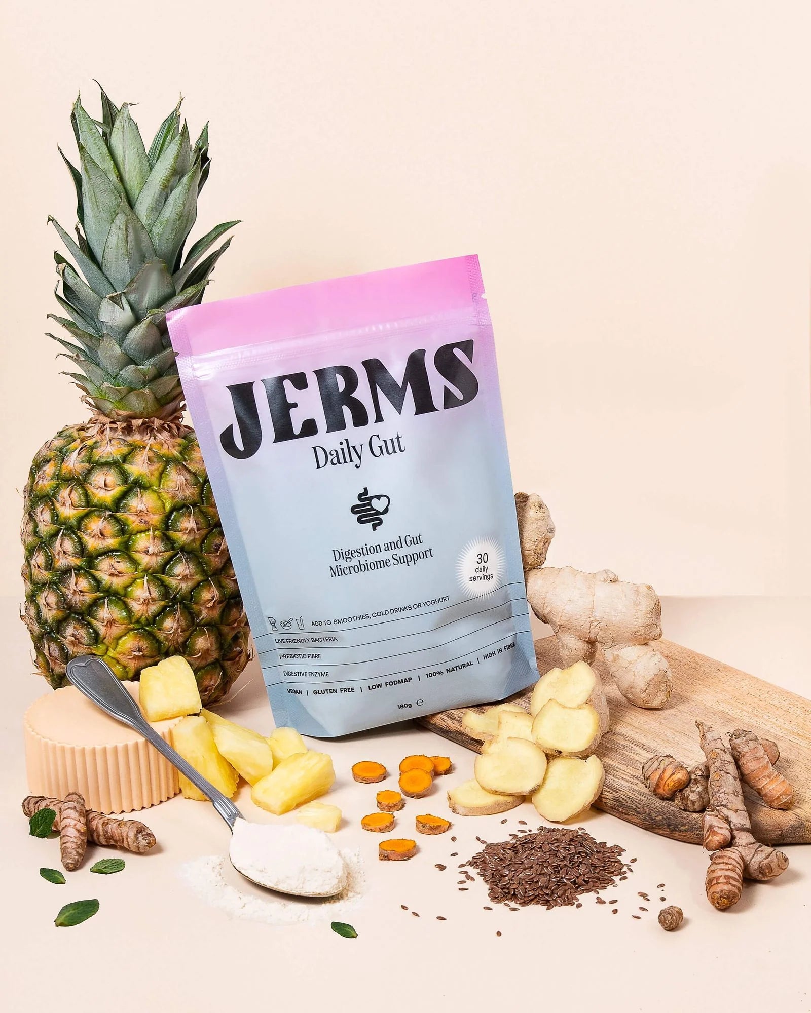 JERMS Daily Gut Digestive Supplement