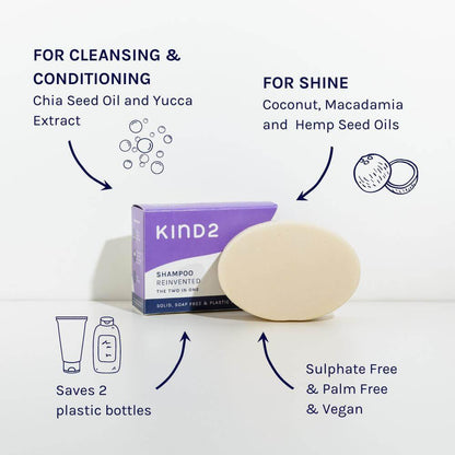 KIND2 Two in One Shampoo Bar