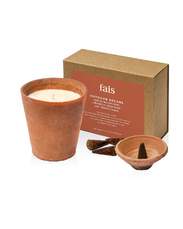 Fais Outdoor Dreams Mosquito Repellent Set Citronella + Cedar Wood