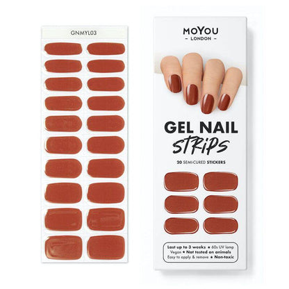 MoYou London Gel Nail Strip ★ Cinnamon Bun