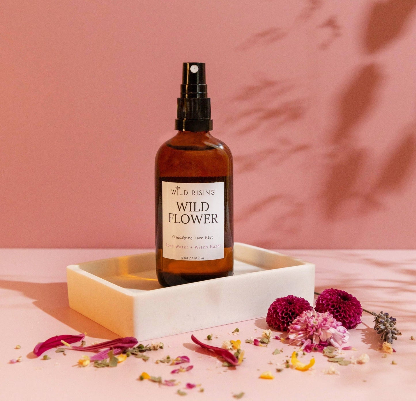 Wild Flower - Organic Rose Water Facial Toner with Witch Hazel