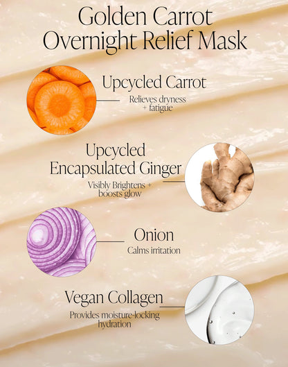 BYROE New York Golden Carrot Overnight Relief Mask 65ml