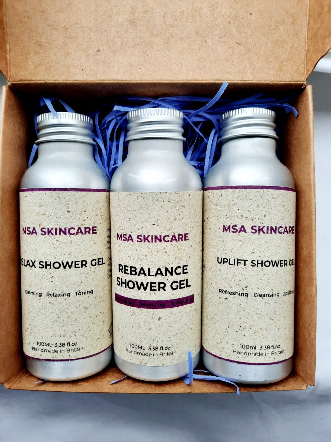 MSA Skincare Shower Gel Set 3 x 100ml