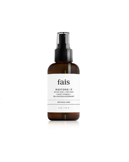 Fais Restore It Sweet Orange + Palmarosa + Rosemary Home & Linen Mist