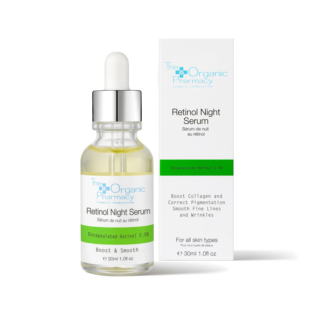 The Organic Pharmacy Retinol Night Serum 2.5 % 30ml. Buy at Counter Culture Store