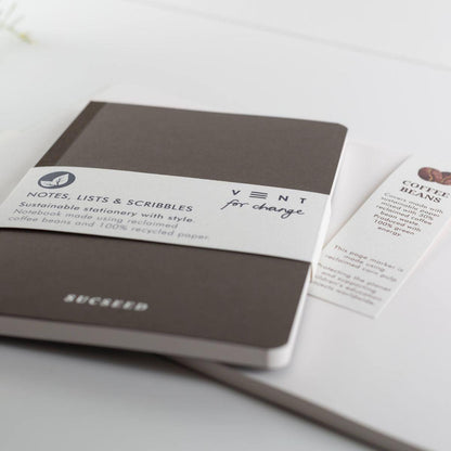 Vent for Change - Sucseed A5 Coffee Notebook – buy at Counter Culture Store