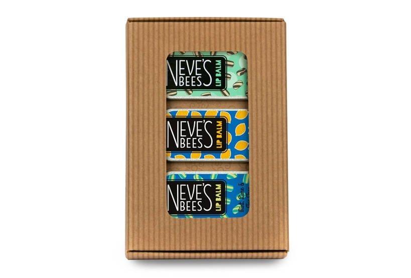 Neve's Bees Don’t Bee Blue Lip Balm Gift Box