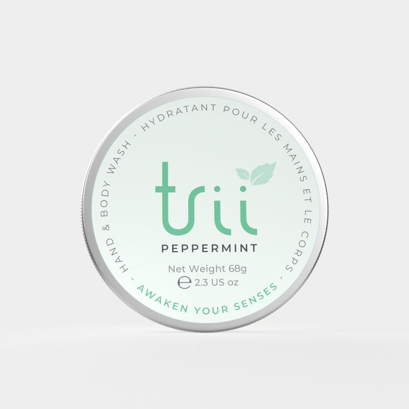 Trii Peppermint Hand Body Wash Bar